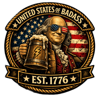Load image into Gallery viewer, Benjamin Franklin “The Original Rebel” Shirt – United States of Badass