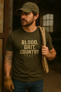 Load image into Gallery viewer, 🇺🇸 BLOOD. GRIT. COUNTRY.