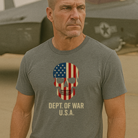 Load image into Gallery viewer, 💀 Operator Grade Tee – Department of War Edition 🇺🇸