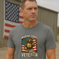 Load image into Gallery viewer, 🦅 Marine Corps Veteran Tee – Honor Since 1775 Edition