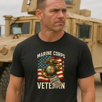 Load image into Gallery viewer, 🦅 Marine Corps Veteran Tee – Honor Since 1775 Edition